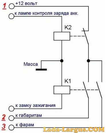 Автоматическое включение фар при запуске двигателя автомобиля: как сделать своими руками