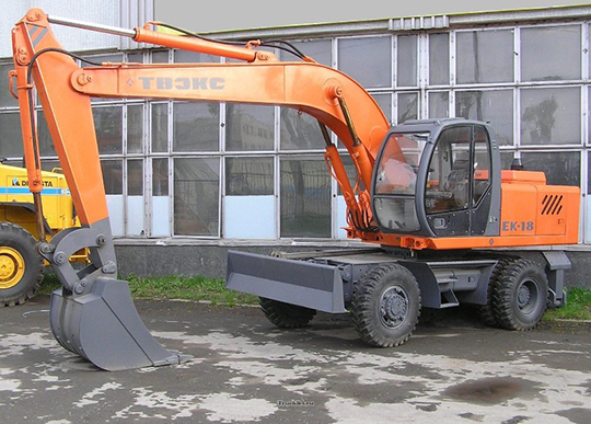Ек-18 (экскаватор твэкс) характеристики и цены, фотографии обзор