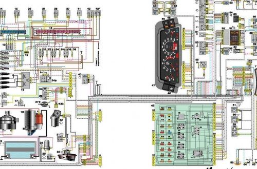 Электросхема ваз 2110 и ее описание: система электрооборудования авто, подробная электрическая схема проводки для моделей с инжектором и карбюратором