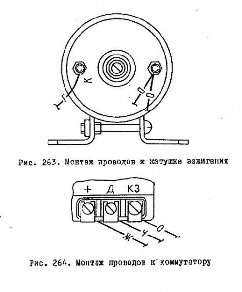 Характеристики и применяемость катушек зажигания (б-116), схема подключения