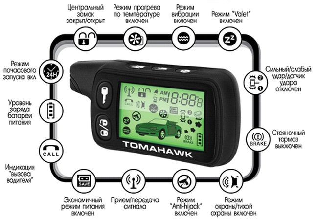 Инструкция по эксплуатации сигнализации томагавк (tomahawk) 9010, 9020 и 9030