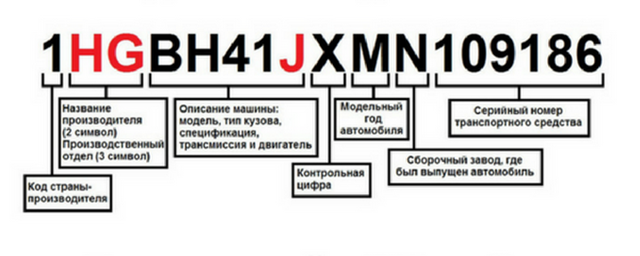 Как найти и расшифровать vin-код автомобиля? 6 этапов расшифровки