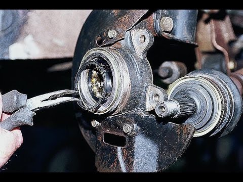 Как поменять подшипник на ступице