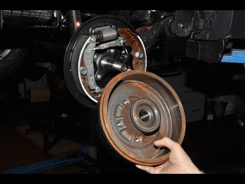 Как поменять задние колодки на рено дастер