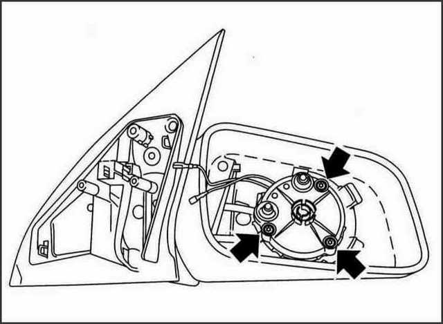 Как снять зеркало заднего вида в отечественных авто и иномарках? 2 способа крепления