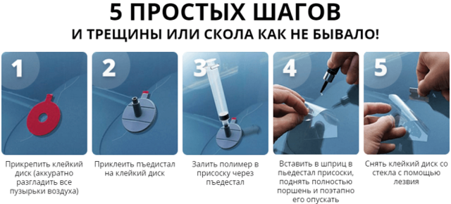 Как выбрать клей для ремонта трещин и сколов на лобовом стекле? 3 лучших средства