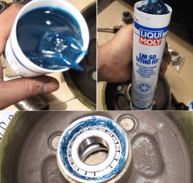 Какая лучше смазка для подшипников ступицы и ее использование (видео)