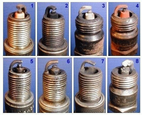 Какой нагар на свечах зажигания карбюратора и инжектора должен быть: причины и что значит черный, белый, красный и желтый цвет (фото и видео)