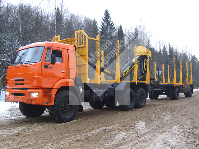Камаз-43118 (сортиментовоз) характеристики и цена, фотографии и обзор