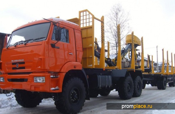 Камаз-43118 (сортиментовоз) характеристики и цена, фотографии и обзор