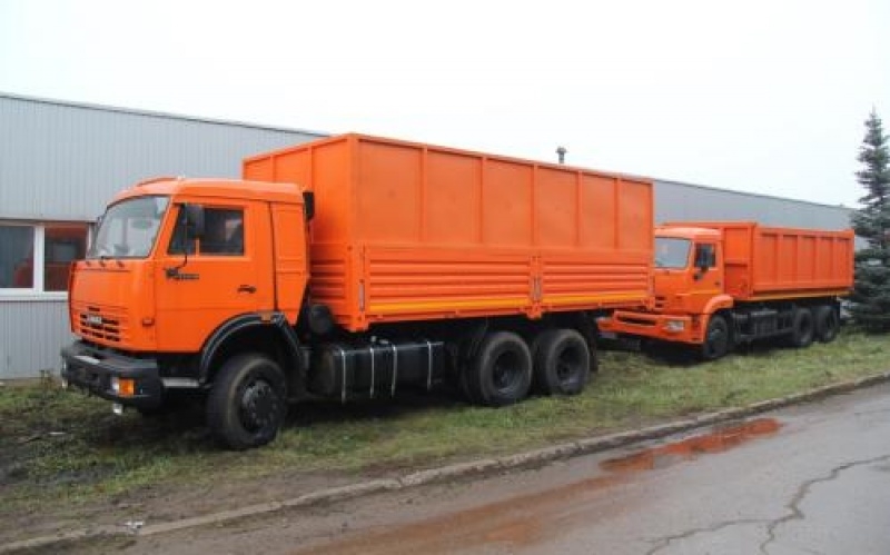 Камаз-53215 (зерновоз) характеристики и цена, фотографии и обзор