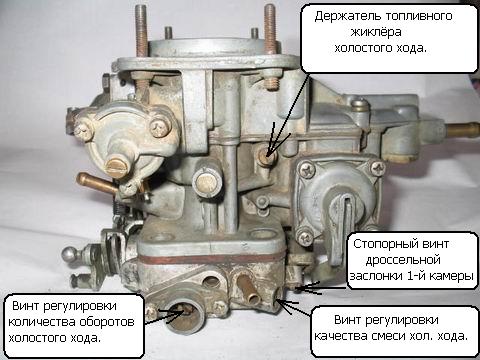 Карбюратор дааз 2105 1107010 устройство и регулировка