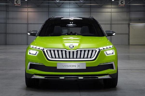 Концепция skoda vision x: первый привод гибридного кроссовера cng