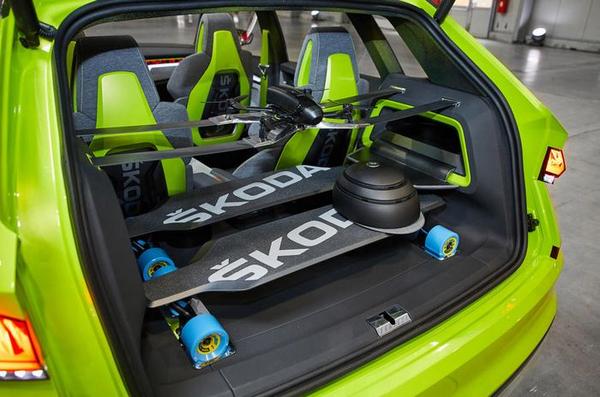 Концепция skoda vision x: первый привод гибридного кроссовера cng