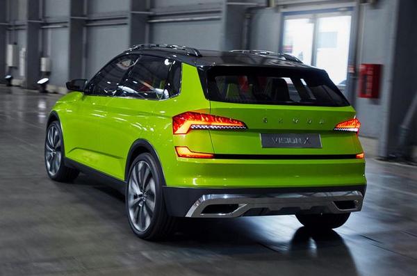 Концепция skoda vision x: первый привод гибридного кроссовера cng