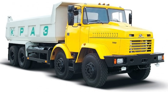Краз-7133h4 (шасси) характеристики и цена, фотографии и обзор