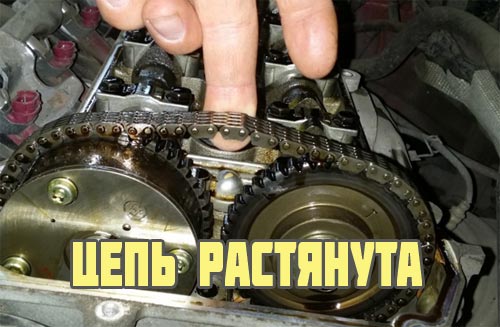 Меняем цепь грм и натяжитель, признаки и интервал замены