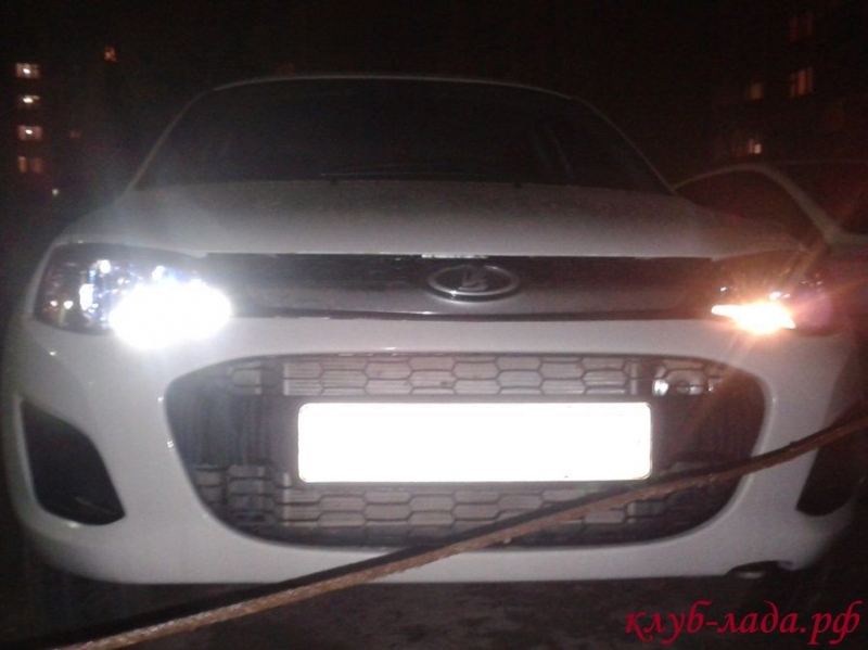 Не горит лампа дхо на lada granta: замена ходовых огней на светодиодные фонари w21/5w
