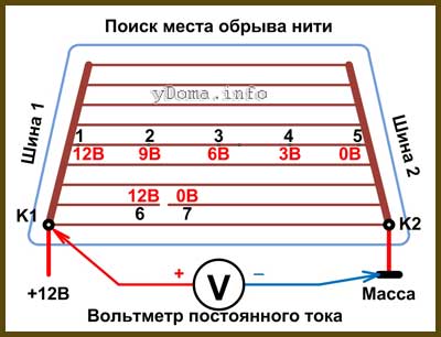 Не работает обогрев заднего стекла автомобиля: ремонт нитей и восстановление обогревателя своими руками по инструкции с видео