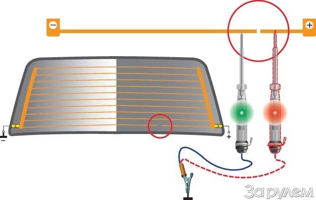 Не работает обогрев заднего стекла автомобиля: ремонт нитей и восстановление обогревателя своими руками по инструкции с видео