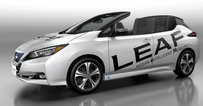 Nissan превратил leaf в спортивный электрокар