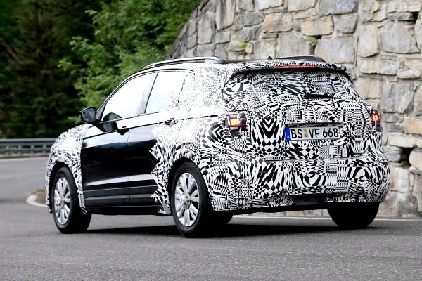 Новый 2018 volkswagen t-cross suv снова проверил тестирование