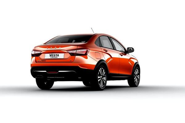 Новый lada vesta cross sedan имеет больше дорожных просветов, чем rav4