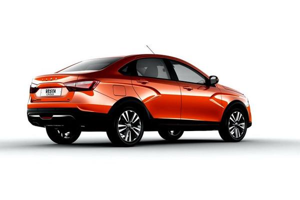 Новый lada vesta cross sedan имеет больше дорожных просветов, чем rav4