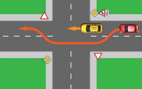 Обгон на перекрёстке по правилам дорожного движения в 2019 году