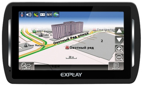 Обновить карты на навигаторе explay