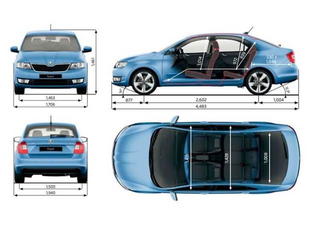 Обзор автомобиля skoda rapid: технические характеристики, комплектации, цены на 2019 год