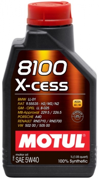 Обзор масла motul 8100 x-cess 5w-40: характеристики, отзывы и фото