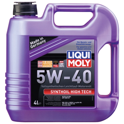 Обзор моторного масла liqui moly 5w-40: характеристики и особенности