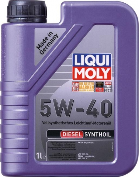 Обзор моторного масла liqui moly 5w-40: характеристики и особенности