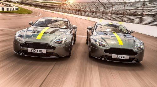 Ограниченный aston martin v12 vantage v600 показал в ле-мане