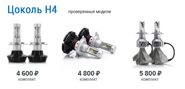 Описание параметров диодных ламп h7 в ближний свет, их преимущества и недостатки