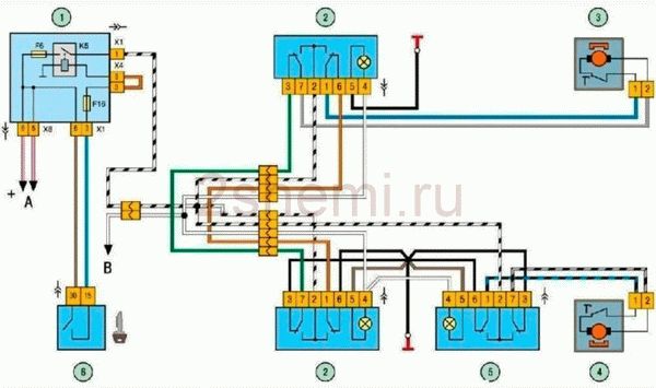 Описание стеклоподъемников на ваз 2114, схема подключения, ремонт и замена