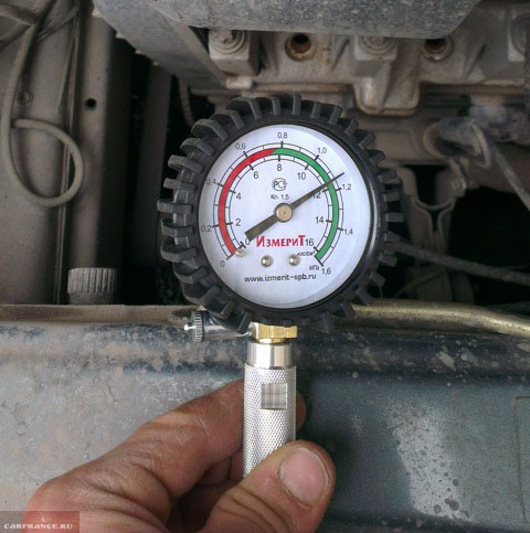Определяем компрессию в двигателе автомобиля ваз 2114 (8 клапанов)