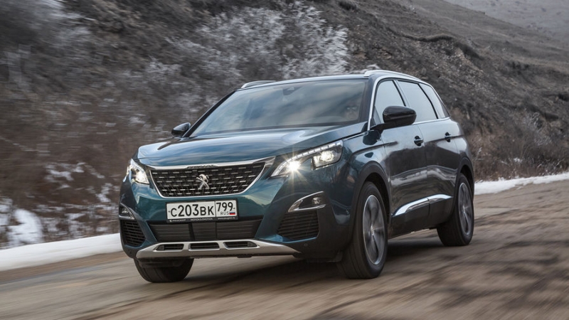 Peugeot 5008 2017 тест драйв