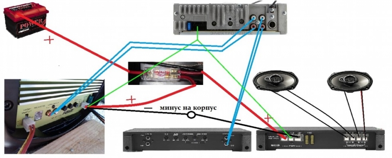 Подключение сабвуфера к магнитоле в машину: как правильно подключить активное и пассивное устройство с усилителем, схема и видео