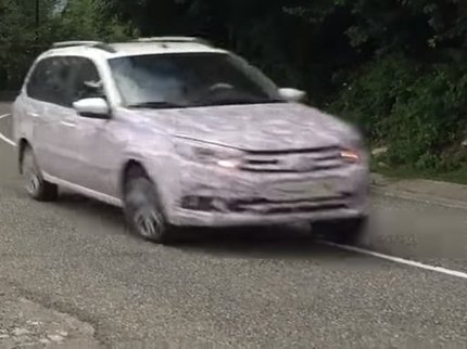 Появилось первое фото универсала lada granta