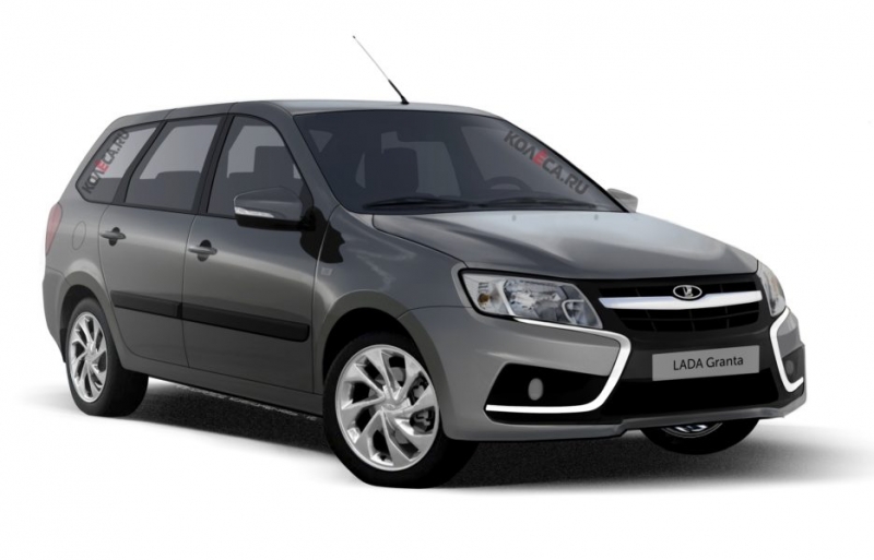 Появилось первое фото универсала lada granta