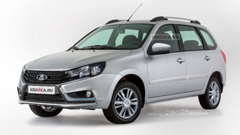 Появилось первое фото универсала lada granta