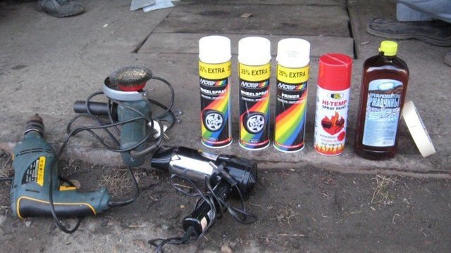 Покраска дисков своими руками в 4 этапа: пошаговая инструкция