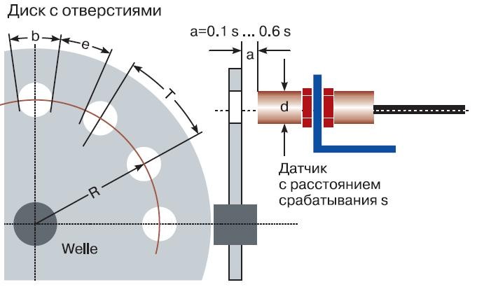 Схема индукционного датчика приближения