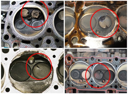 Признаки прогоревшего клапана, причины прогара
