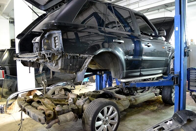 Ремонт land rover range rover sport