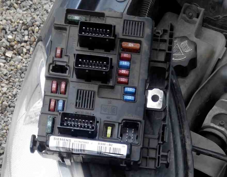 Руководство по замене блока предохранителей на peugeot partner, расшифровка
