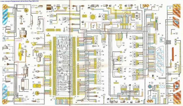 Схема электропроводки ваз 2115 инжектор 8 клапанов: инструкция по обслуживанию