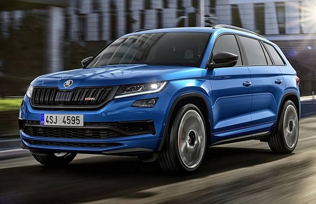 Skoda раскрыла дизайн самого мощного kodiaq